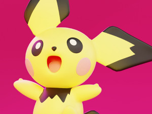 Pichu 3D Модель