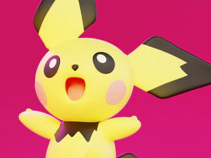 Pichu 3D Model