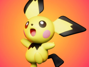 Pichu 3D Модель