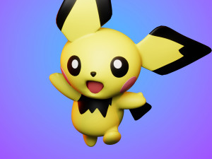 Pichu 3D Модель
