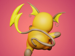 Raichu Model 3D