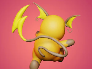 Raichu 3D Model