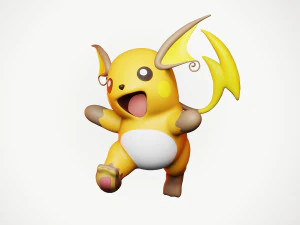 Raichu 3D Model