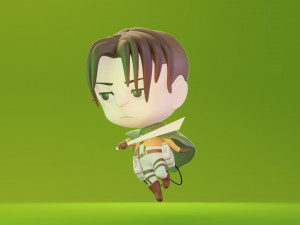 Attack on Titan - Levi 3D Model