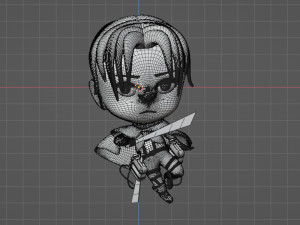 Attack on Titan - Levi 3D Model