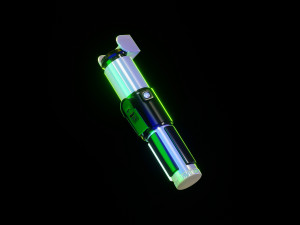 Yoda Lightsaber 3D Model