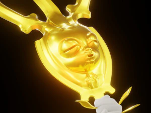 Konjiki Ashisogi Jizo 3D Model