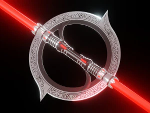 Sabre laser de la septi&egrave;me s&oelig;ur Modèle 3D