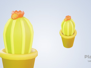 Low Poly Houseplants Pack 3D Model