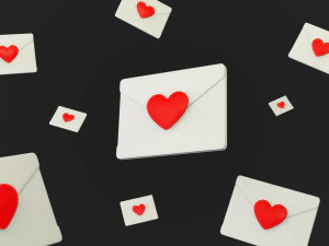 Cartoon Heart Pack 3D Model