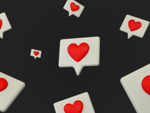 Cartoon Heart Pack 3D Model