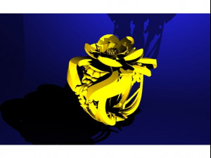 Flower Ring Modelo 3D