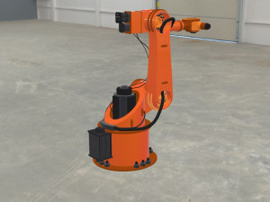 Industrial arm robot 3D Model