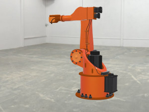 Industrial arm robot 3D Model