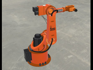 Industrial arm robot 3D Model