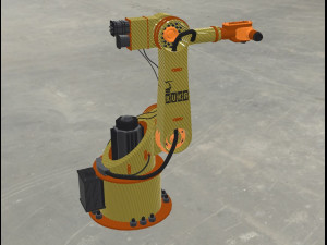 Industrial arm robot 3D Model