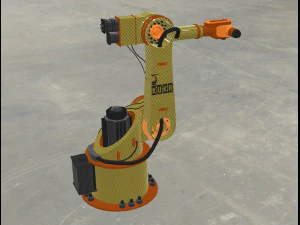 Industrial arm robot 3D Model
