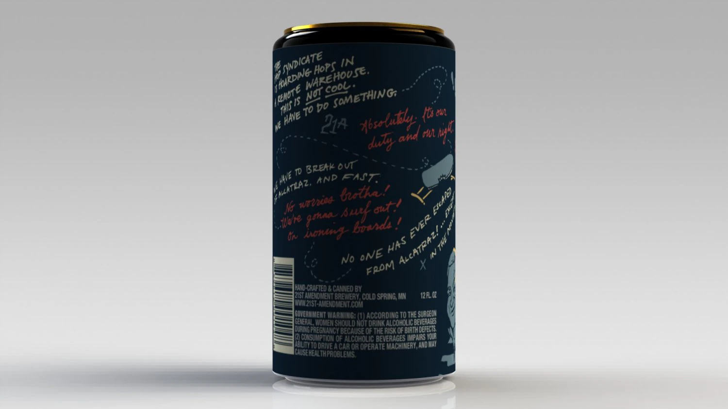 Aluminum can 3D Model .c4d .max .obj .3ds .fbx .stl .blend 
