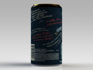 Lattina di alluminio Modello 3D