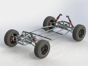 Sport buggy car-chassis 3D Model
