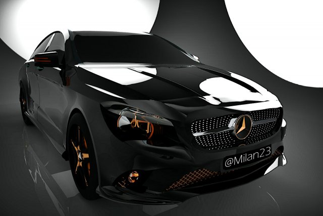 Mercedes 3D 모델 .c4d .max .obj .3ds .fbx .stl .blend 