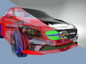 Мерседес 3D Модель