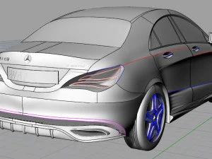 Мерседес 3D Модель