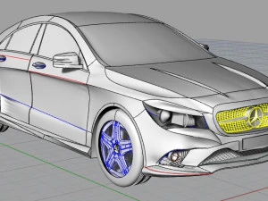 Мерседес 3D Модель