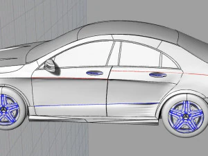 Мерседес 3D Модель