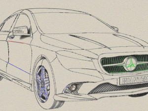 Mercedes 3D 모델