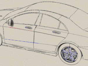 Mercedes 3D 모델