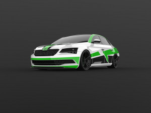 Sckoda car 3D Модель