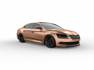 Sckoda car 3D 模型