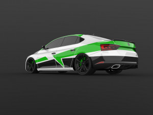 Sckoda car 3D 模型