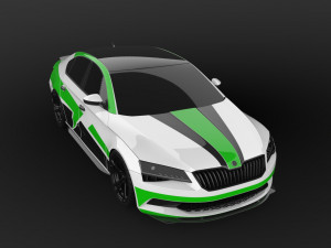 Sckoda car 3D 模型