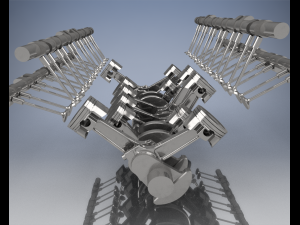 Engine 3D Model