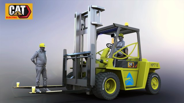 Forklift 3D मॉडल .c4d .max .obj .3ds .fbx .stl .blend