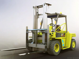 Carrello elevatore Modello 3D