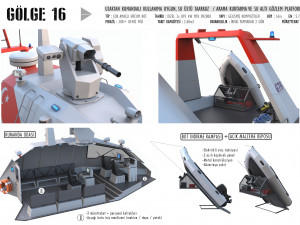 Military-boat Modelo 3D