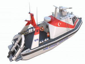 Military-boat Modelo 3D