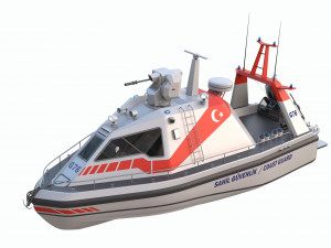 Military-boat Modelo 3D