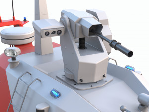 Military-boat Modelo 3D