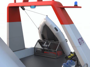 Military-boat 3D Model