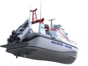 Military-boat Modelo 3D