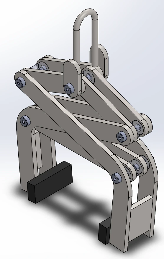 Lifting clamp 3D Model .c4d .max .obj .3ds .fbx .stl .blend 