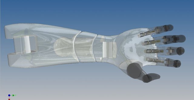 Bionic-hand 3D-Modell .c4d .max .obj .3ds .fbx .stl .blend 
