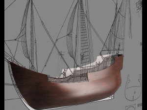 Ship beauty 3D मॉडल