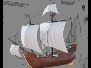 Ship beauty 3D मॉडल