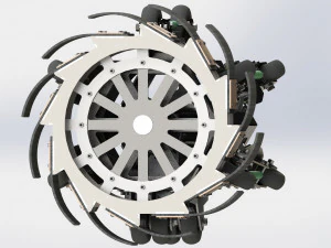 Tube Grinding Robot 3D Model