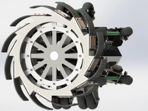 Tube Grinding Robot 3D Model